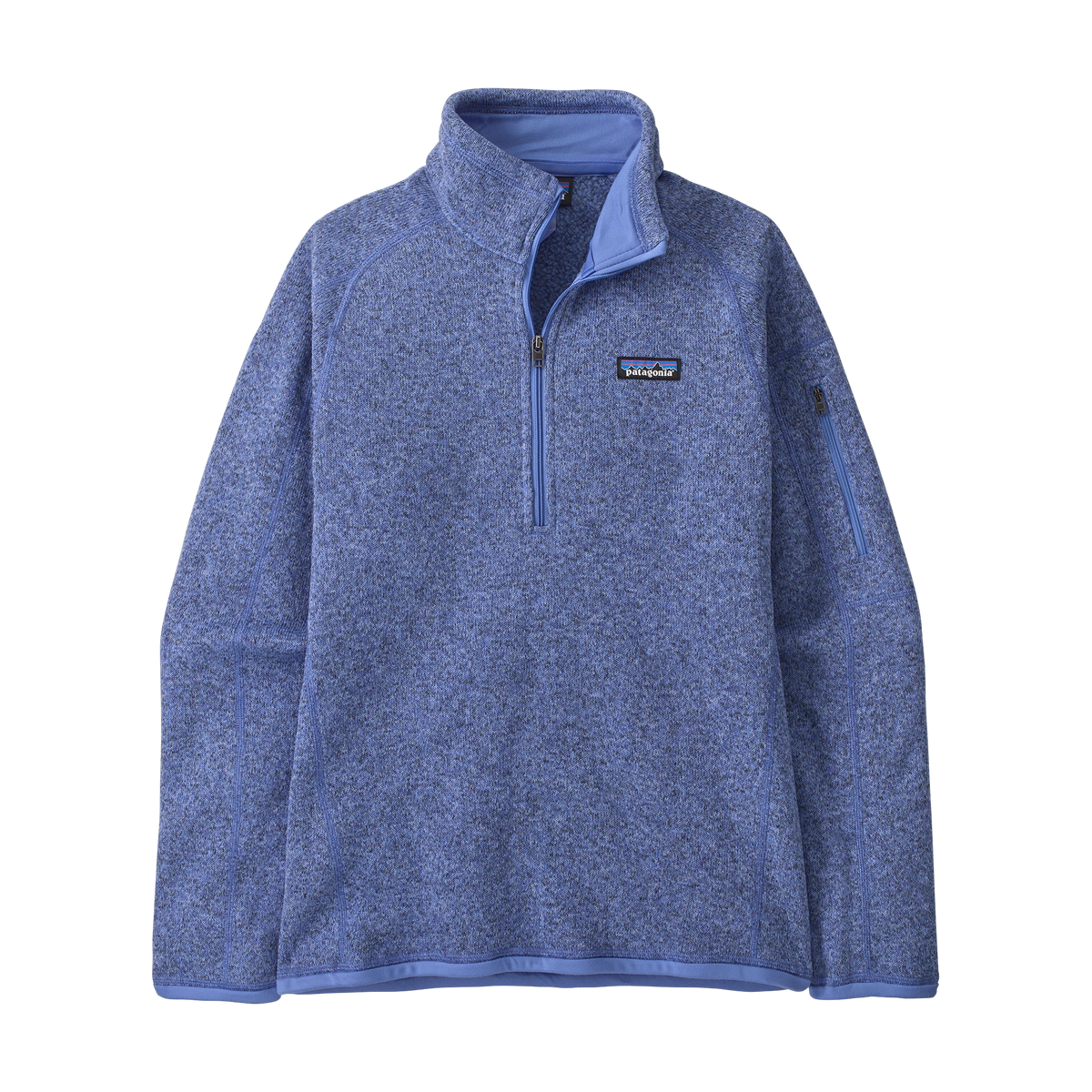 Patagonia Women's Better Sweater 1/4-Zip Fleece in Diver Blue