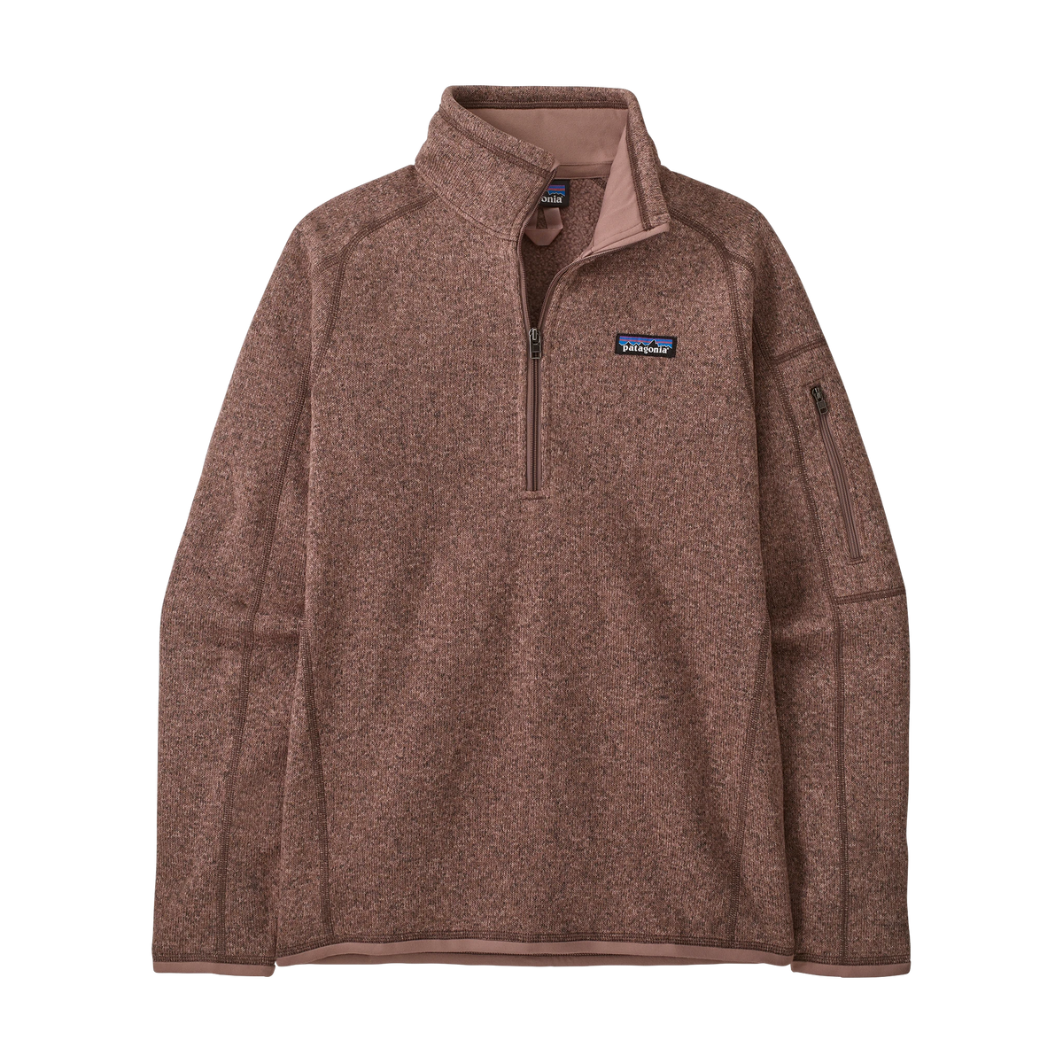 Patagonia Women's Better Sweater 1/4-Zip Fleece in Moonrise Taupe