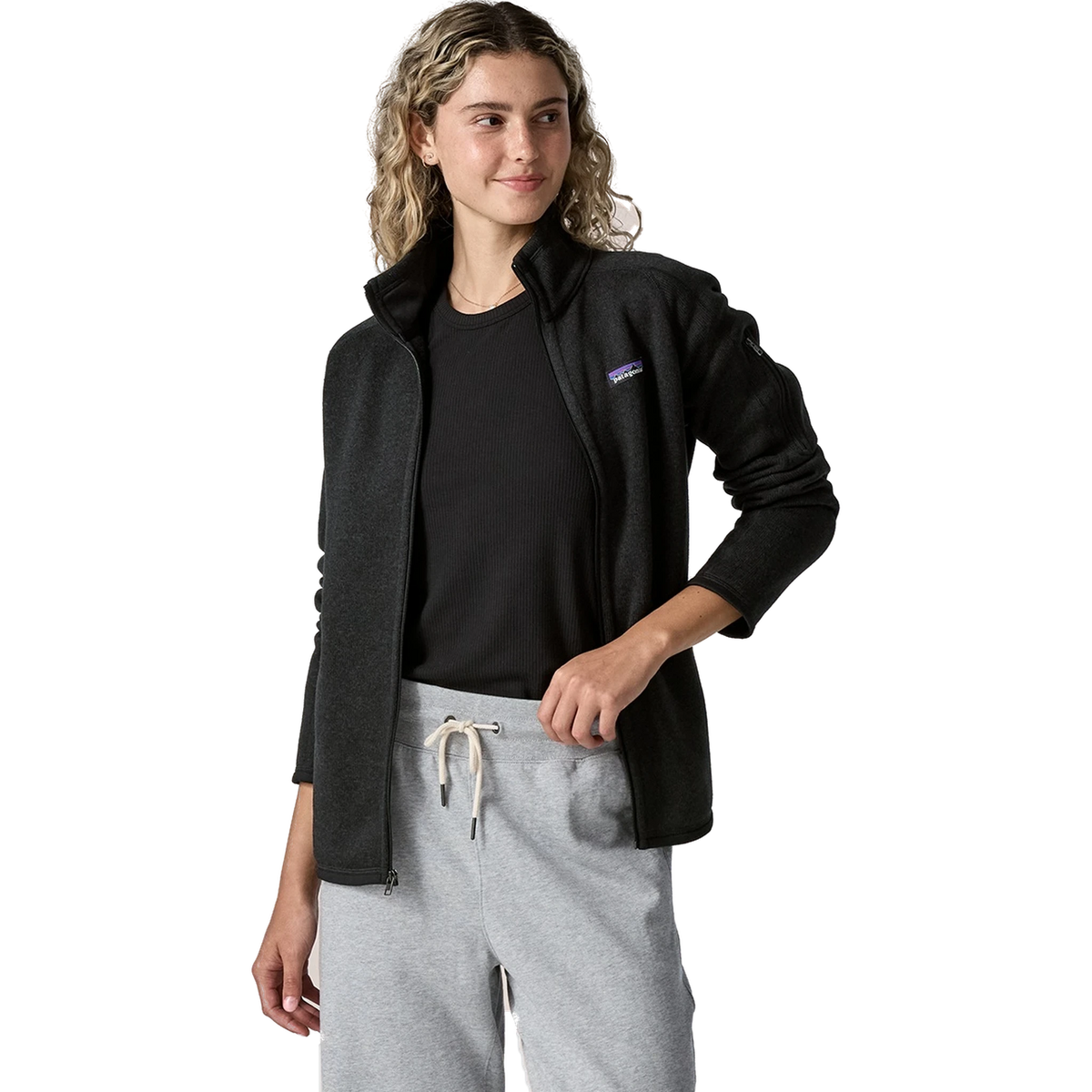 Patagonia Women's Better Sweater Fleece Jacket in Black