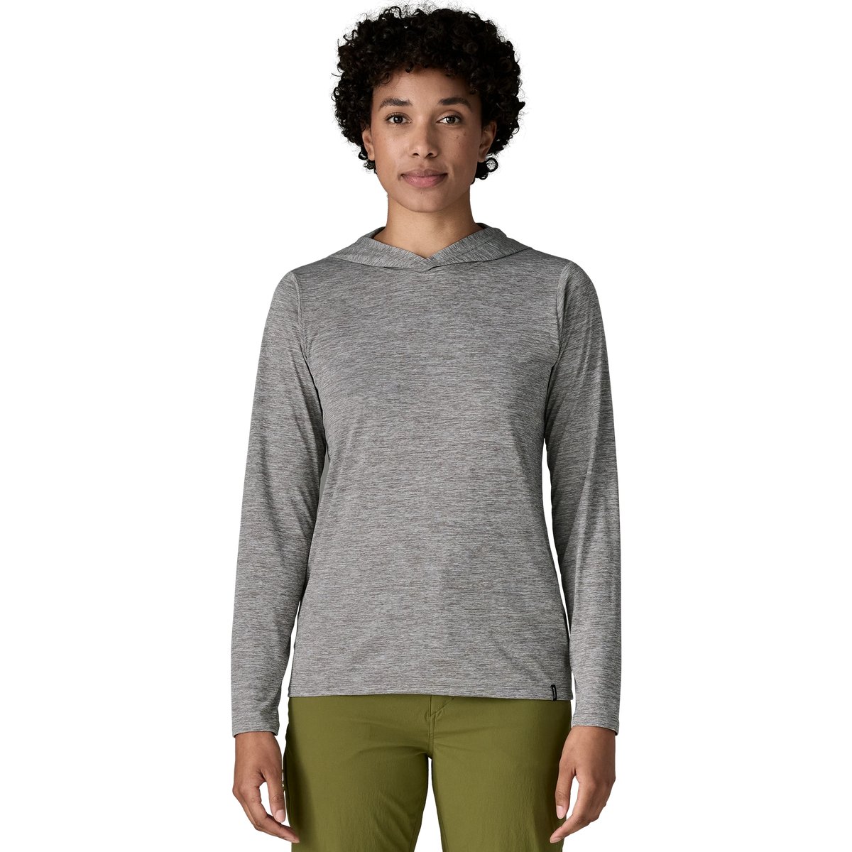 Patagonia Women's Capilene Cool Daily Hoody in Feather Grey