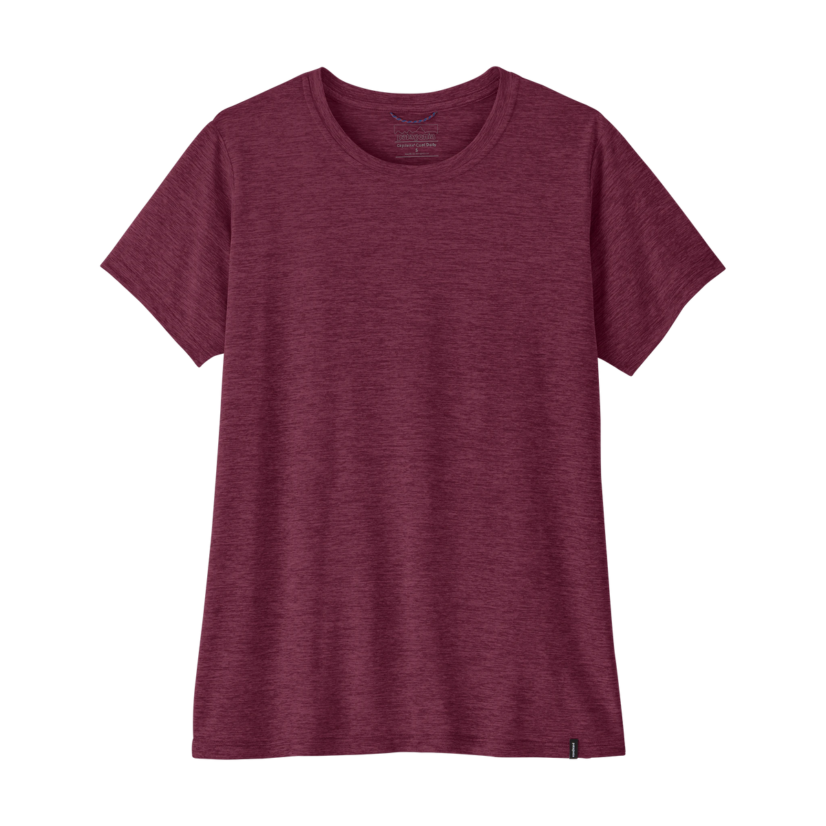 Patagonia Women's Capilene Cool Daily Shirt in Berry Fig X-Dye