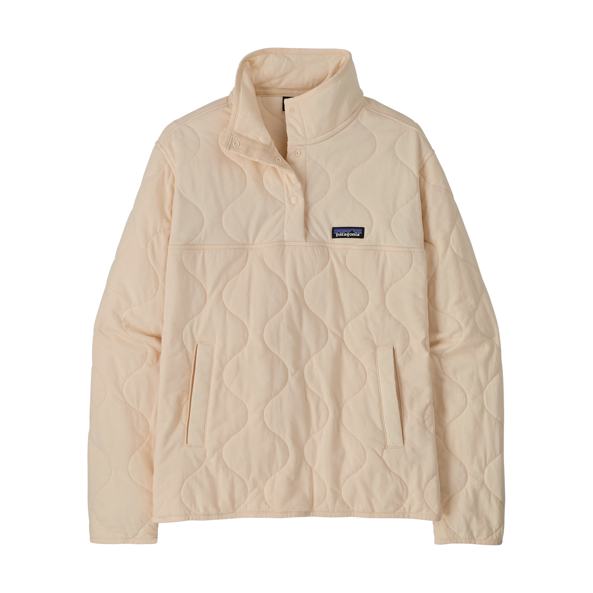 Patagonia Women's Daily Quilted Snap-T Pullover in Natural