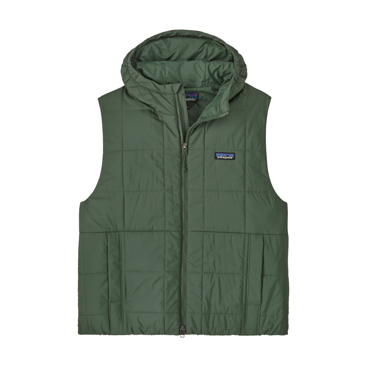 Patagonia Women's Light Gust Hooded Vest in Canopy Green
