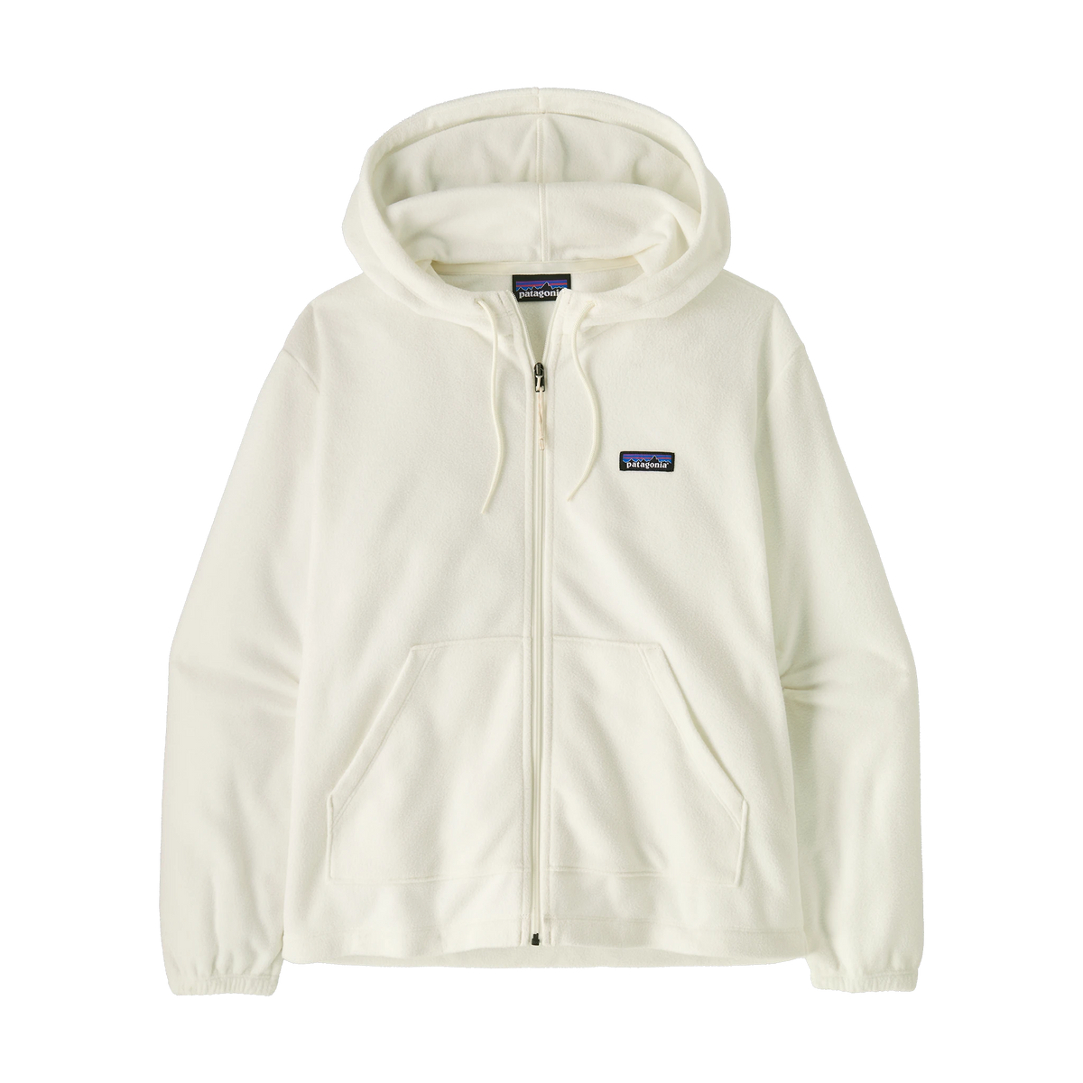 Patagonia Women's Micro D Fleece Hoody in Birch White