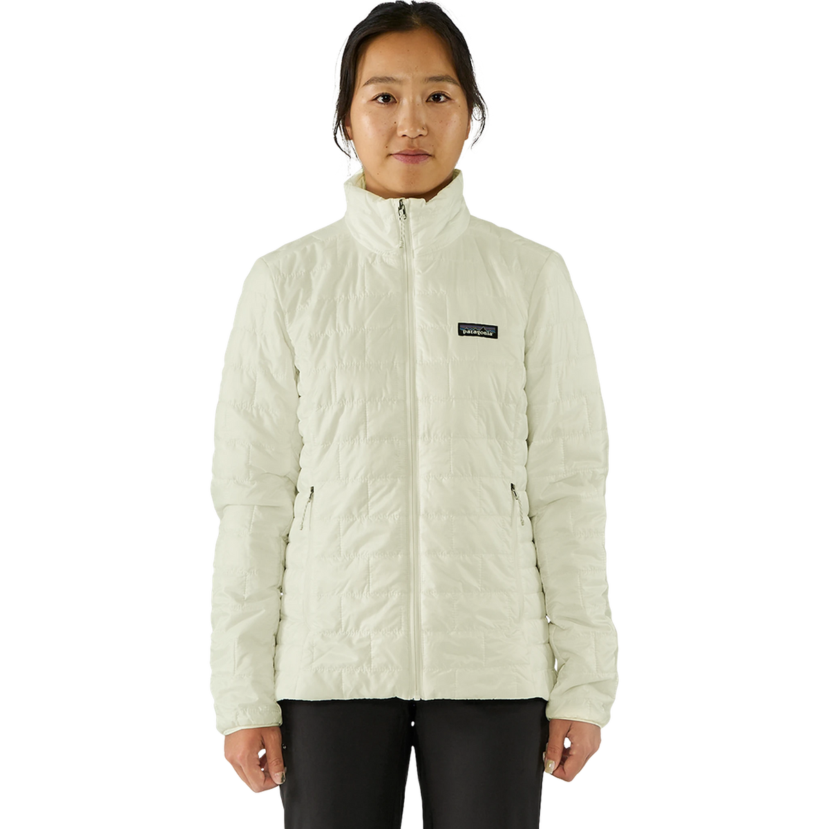 Patagonia Women's Nano Puff Jacket in Birch White