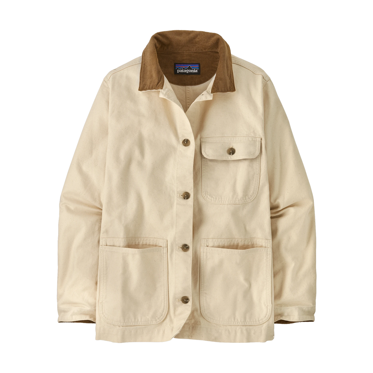 Patagonia Women's Point Reyes Canvas Coat in Undyed Natural