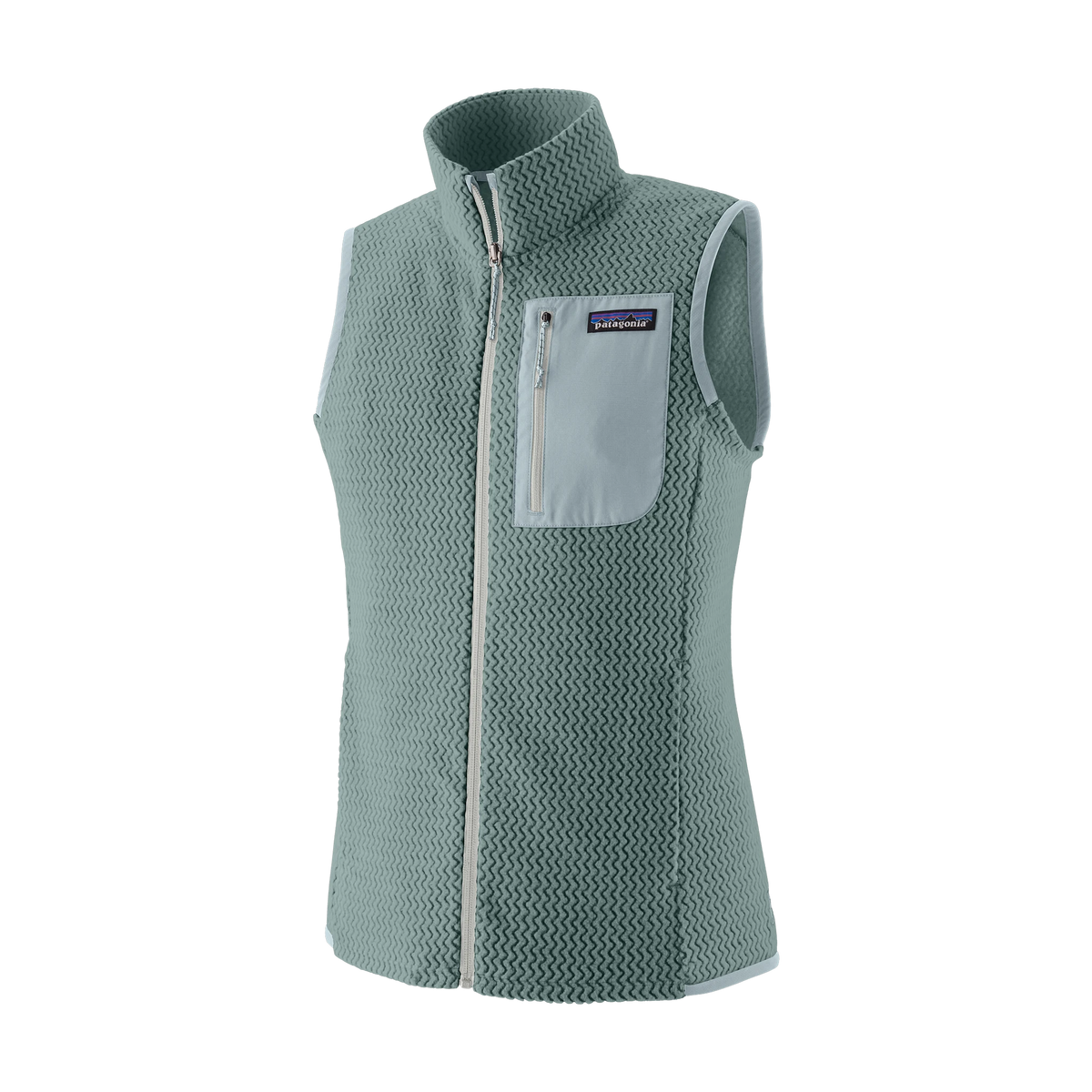 Patagonia Women's R1 Air Fleece Vest in Blue Sage