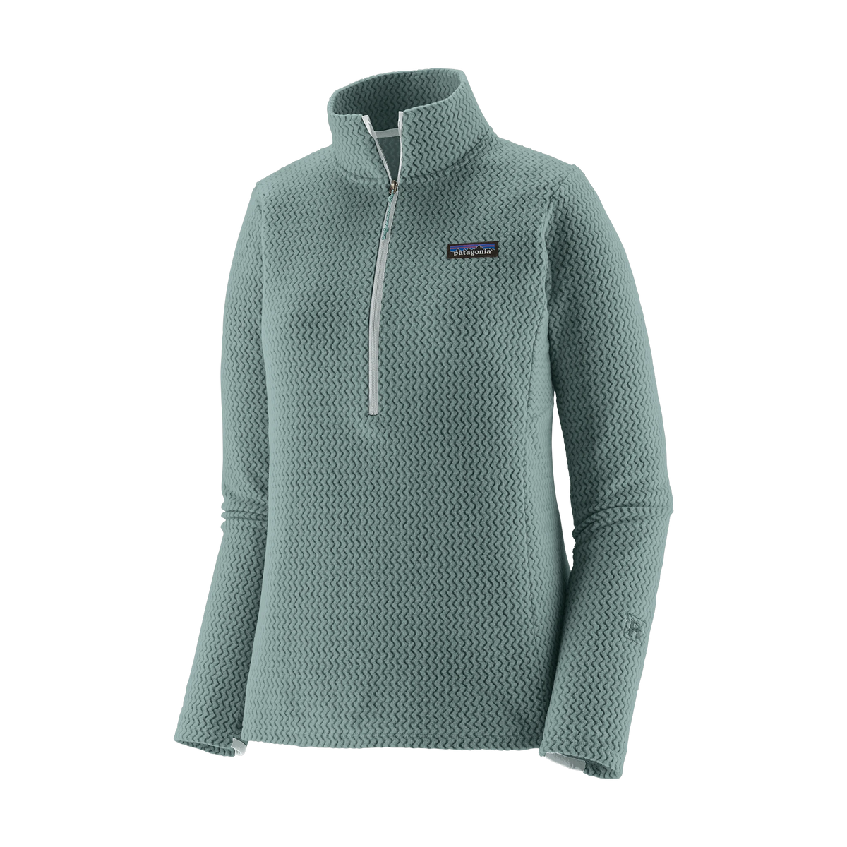 Patagonia Women's R1 Air Fleece Zip-Neck in Blue Sage