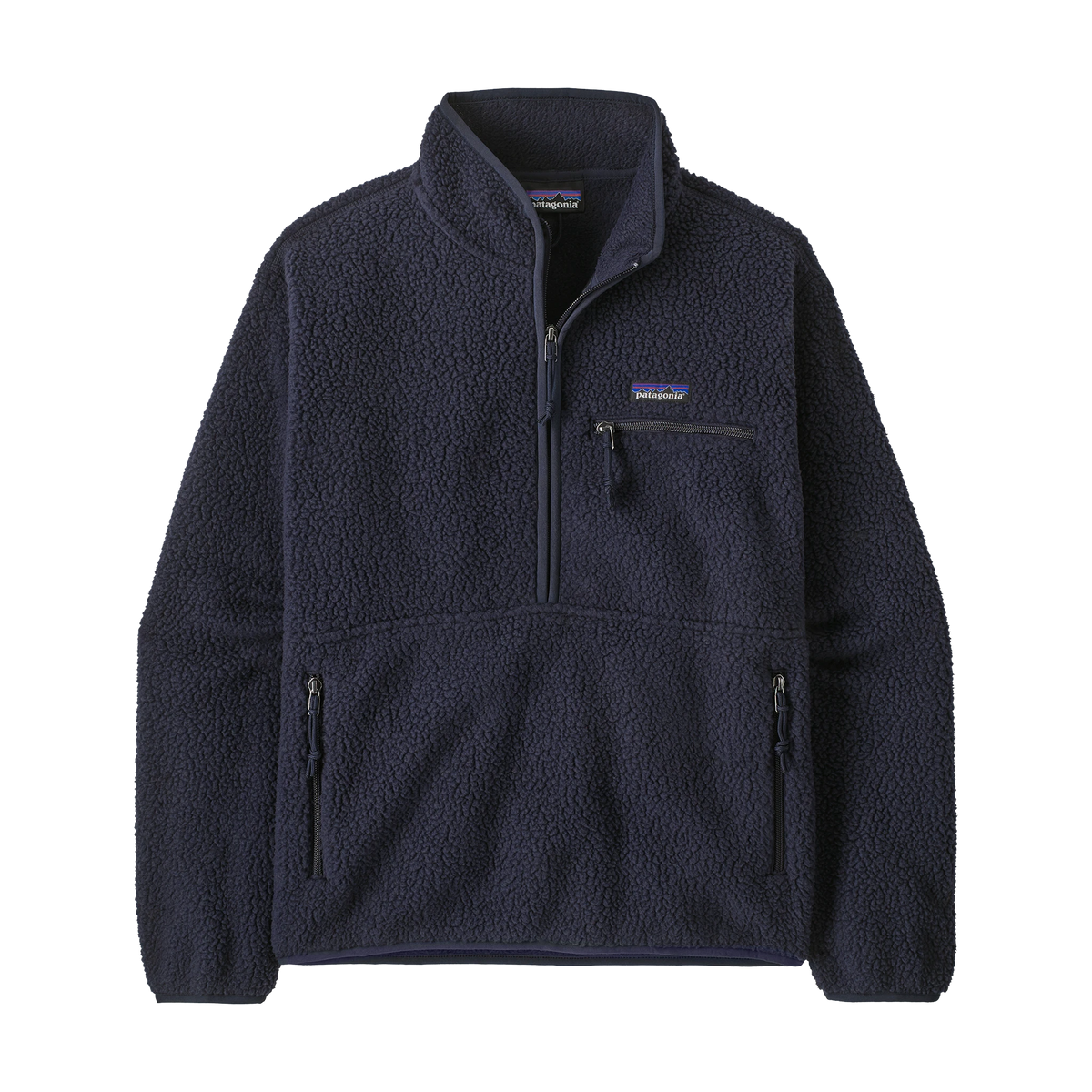 Patagonia Women's Retro Pile Marsupial Fleece Pullover in Sunken Blue