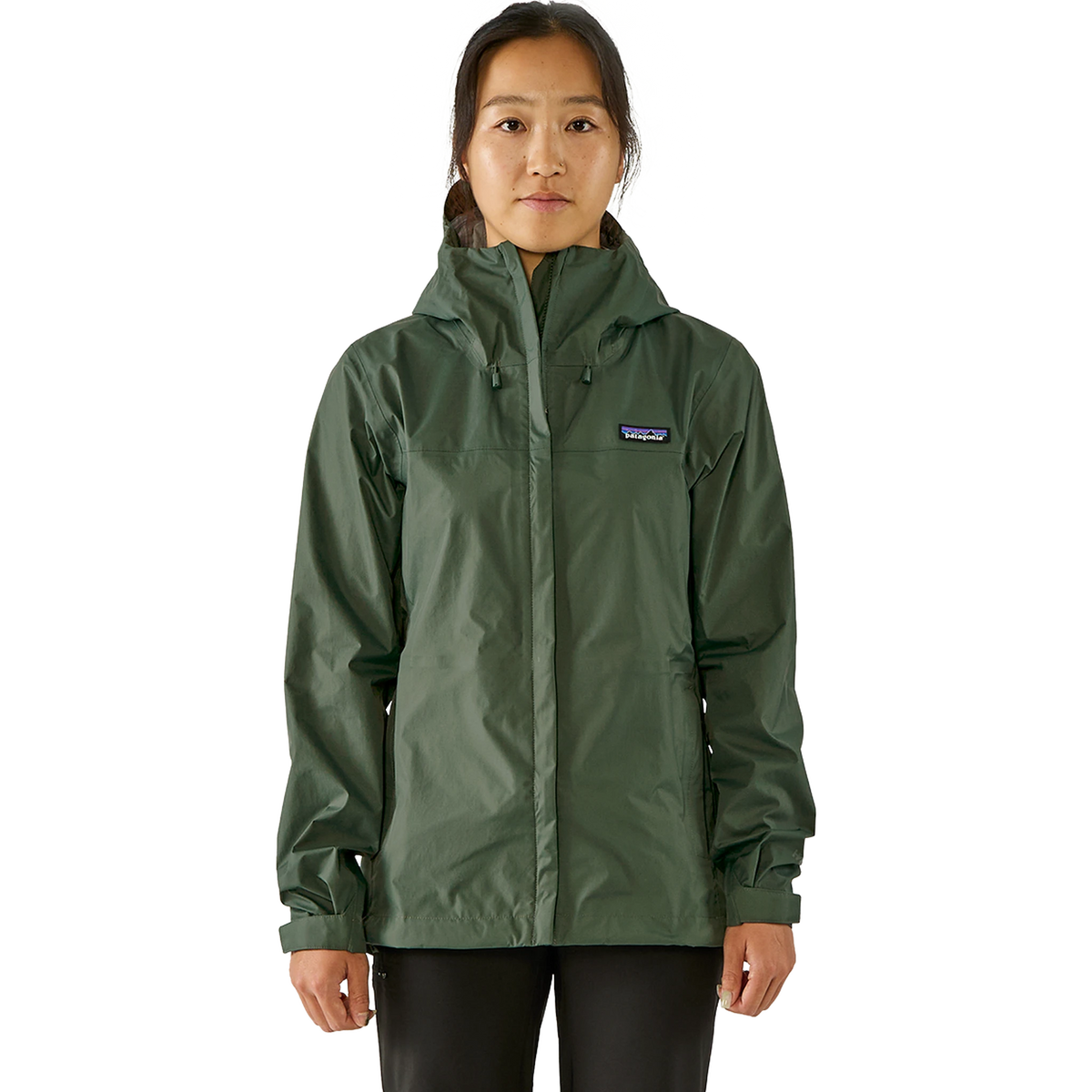 Patagonia Women's Torrentshell 3L Rain Jacket in Canopy Green