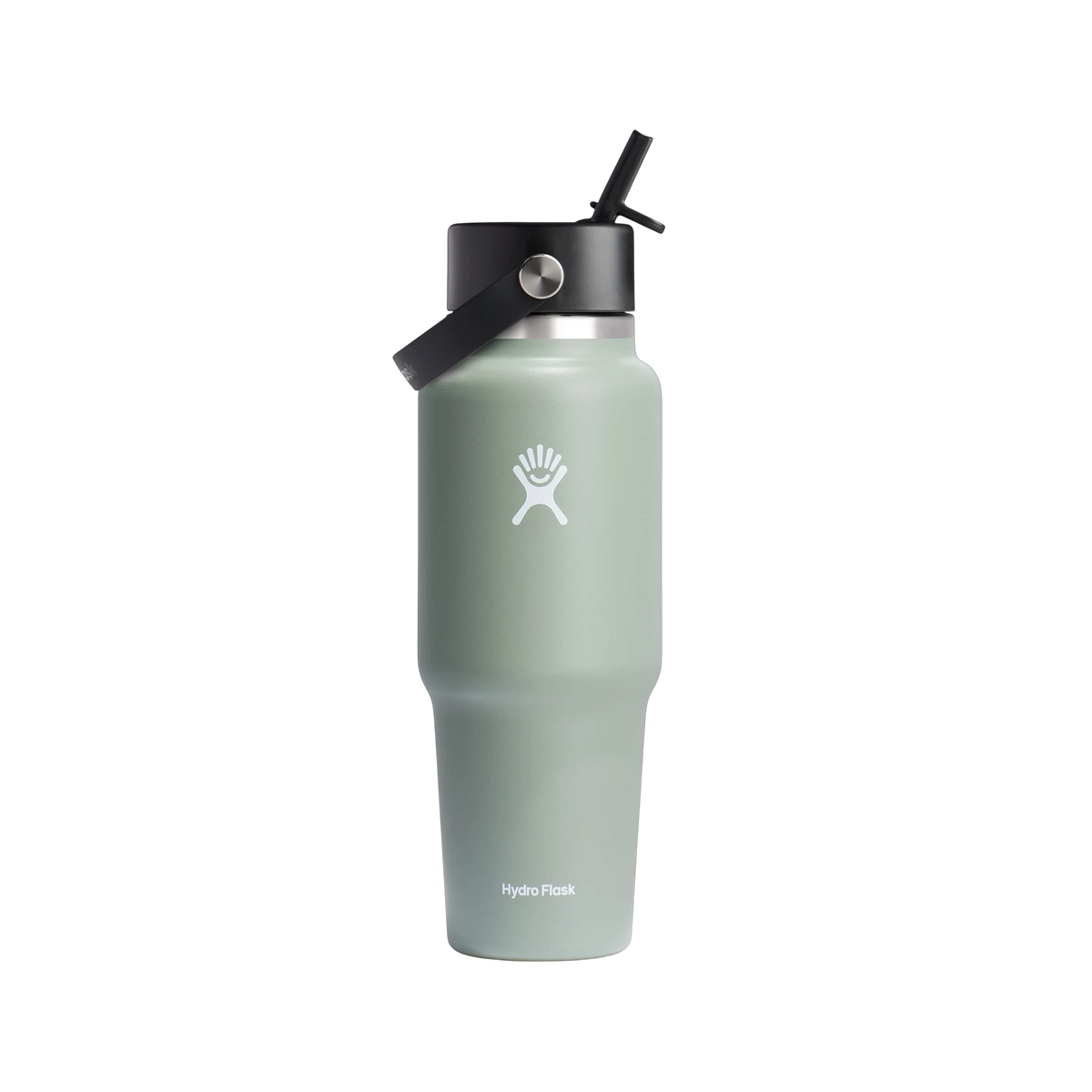Hydro Flask 32 oz Travel Bottle with Flex Straw Cap in Agave — custom branded by Motive