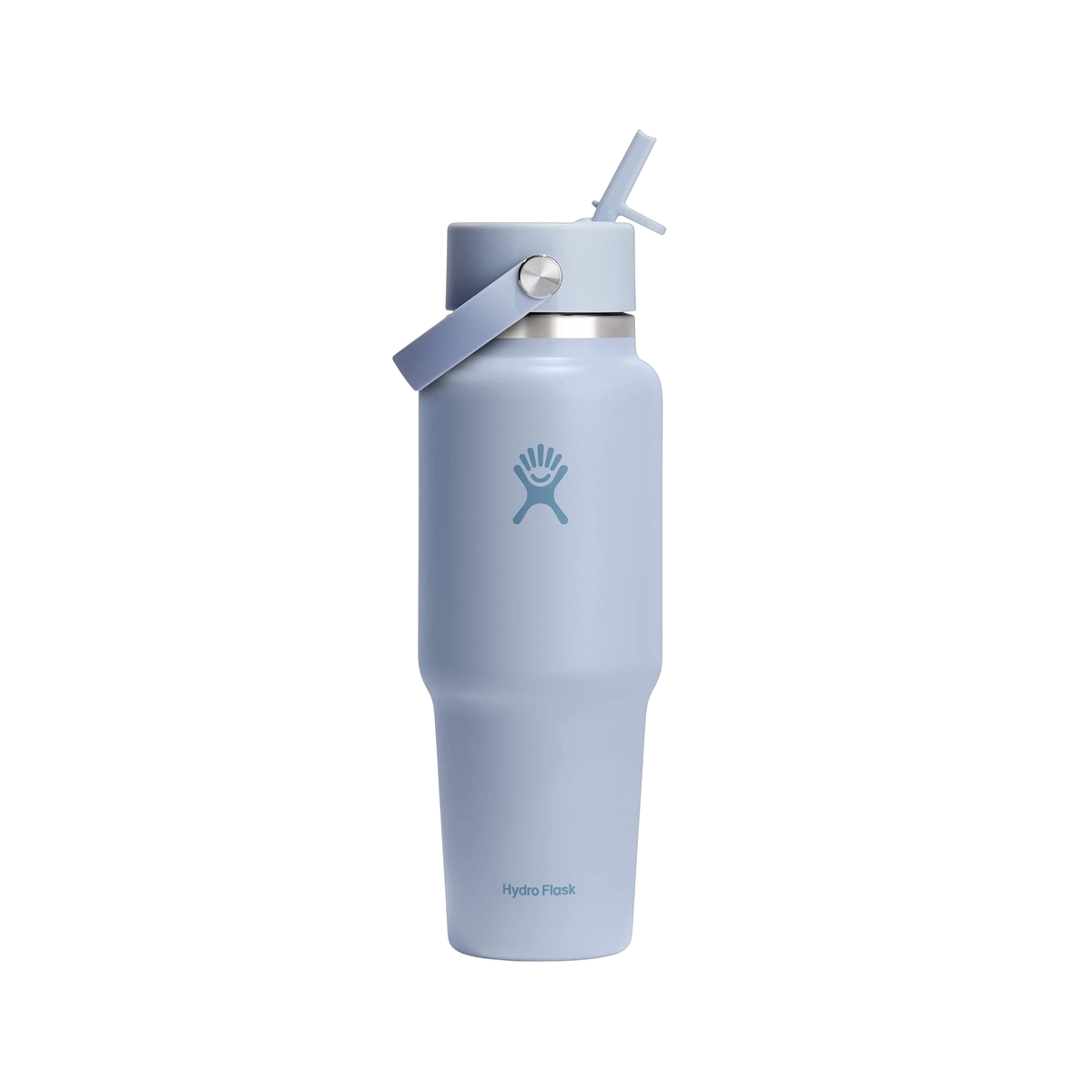 Hydro Flask 32 oz Travel Bottle with Flex Straw Cap in Surf — custom branded by Motive
