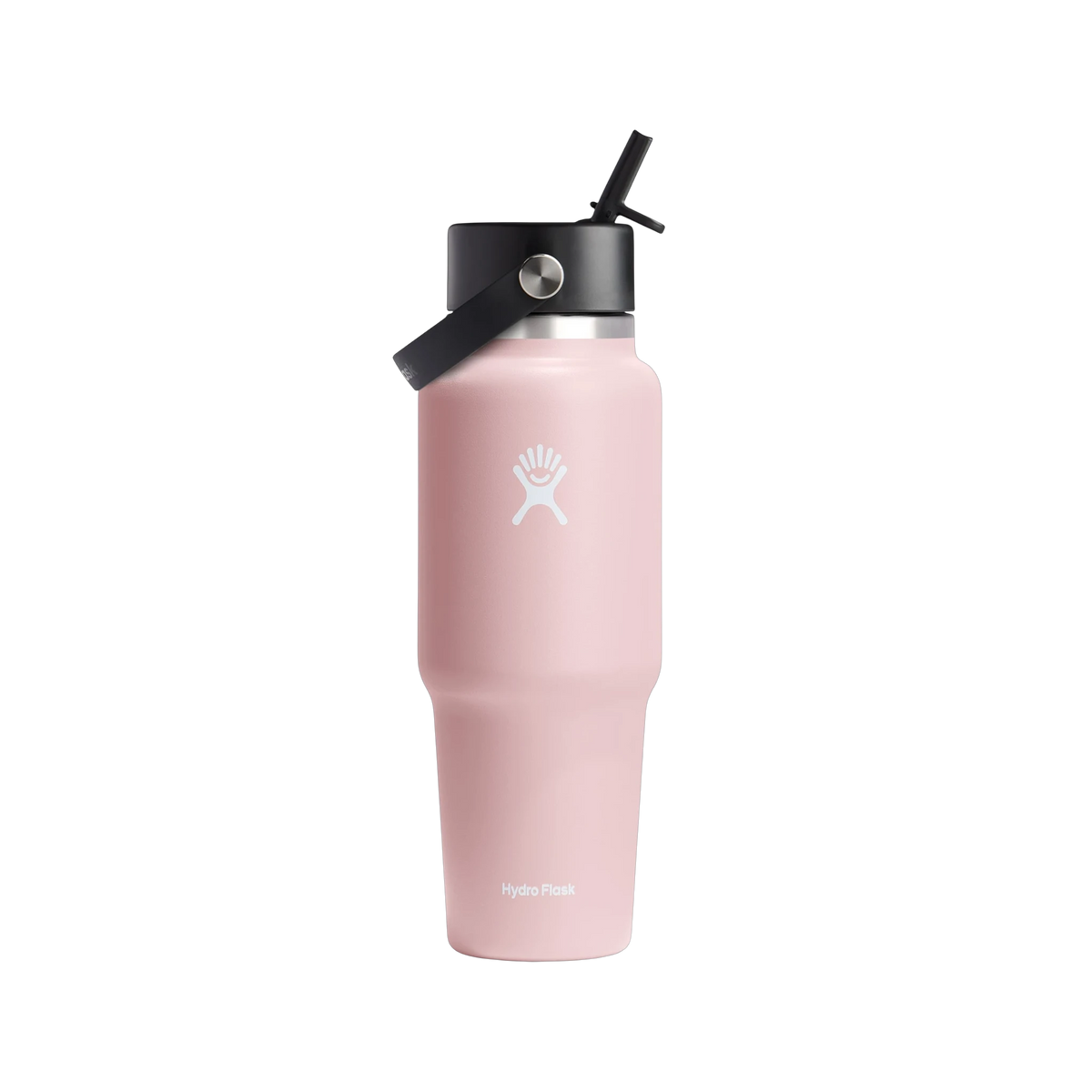 Hydro Flask 32 oz Travel Bottle with Flex Straw Cap in Trillium — custom branded by Motive