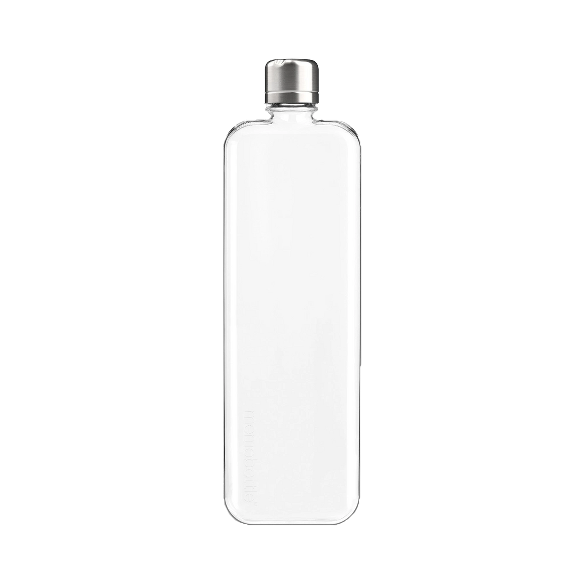 Memobottle Slim in Clear — custom branded by Motive