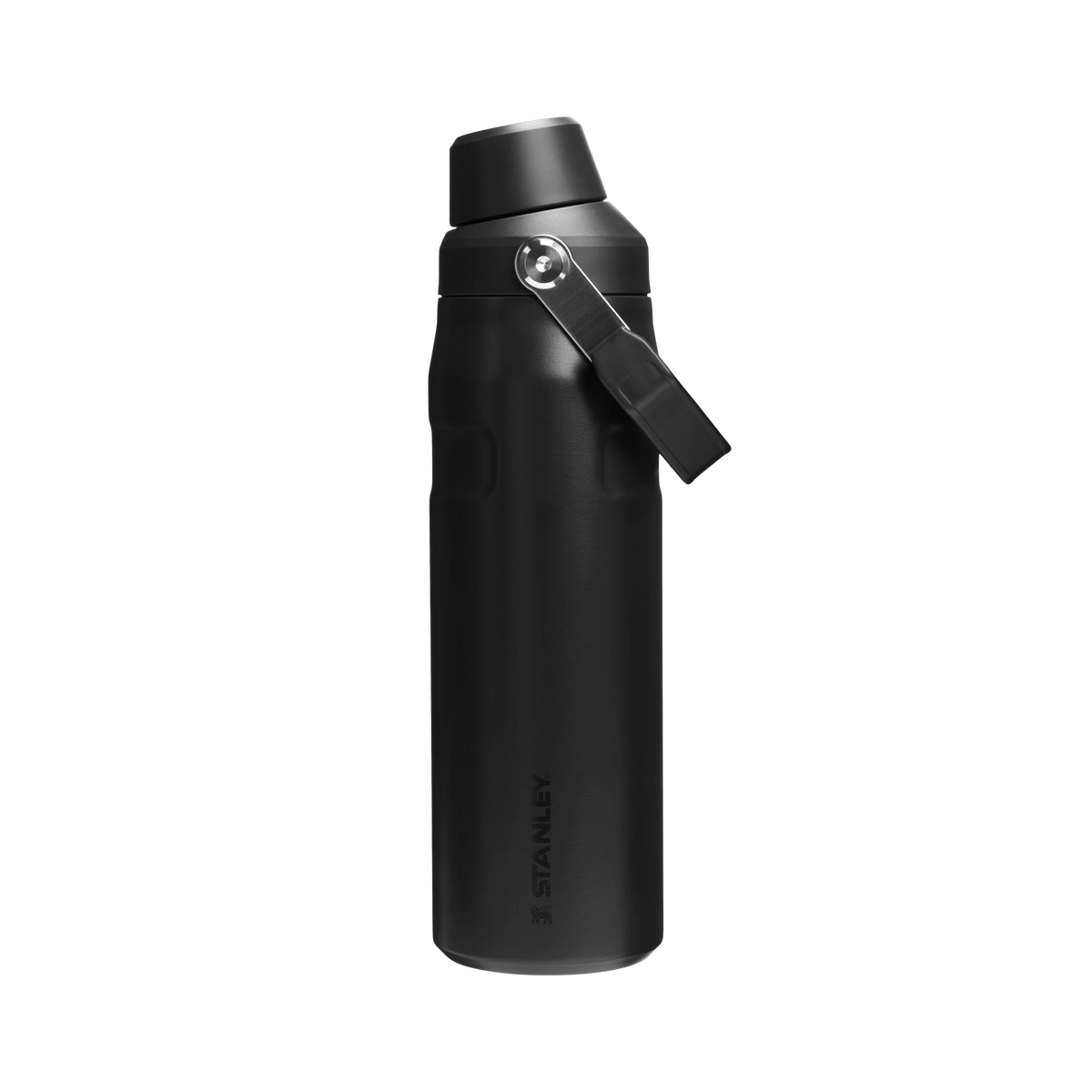 Stanley IceFlow Bottle with Fast Flow Lid in Black — custom branded by Motive