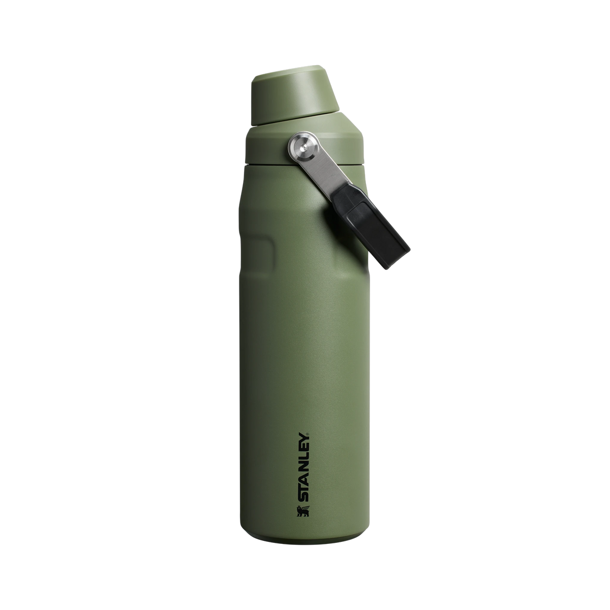 Stanley IceFlow Bottle with Fast Flow Lid in Dried Pine — custom branded by Motive
