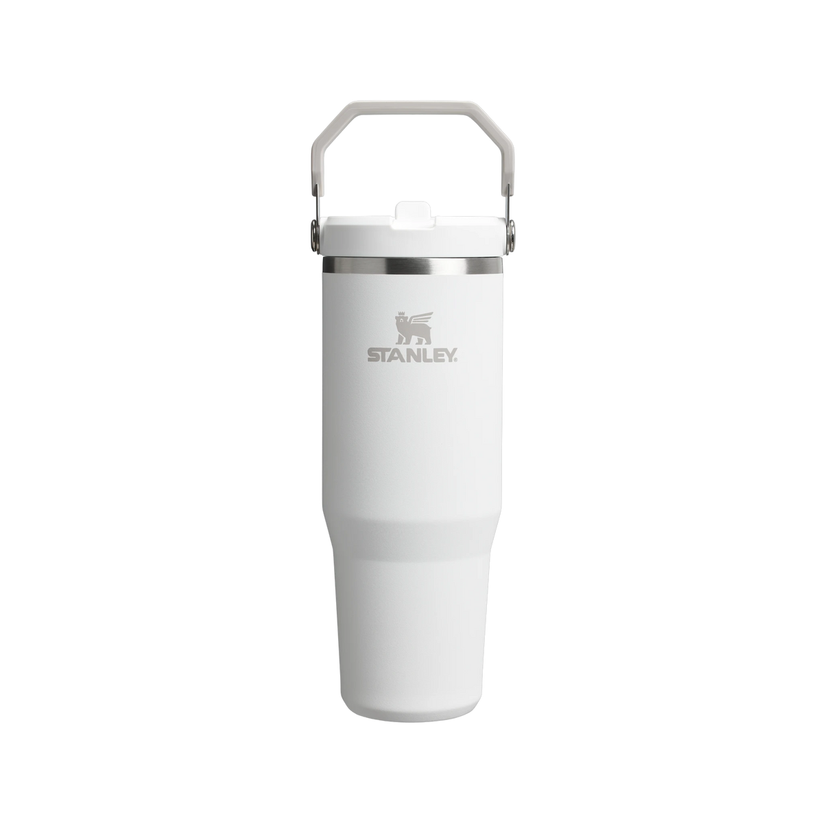 Stanley IceFlow 2.0 Flip Straw Tumbler in Frost — custom branded by Motive