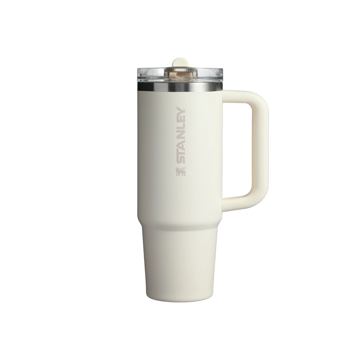 Stanley Quencher ProTour Flip Straw Tumbler in Cream — custom branded by Motive