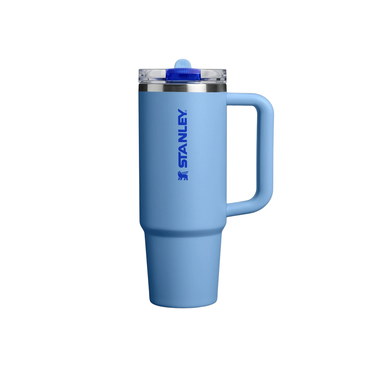 Stanley Quencher ProTour Flip Straw Tumbler in Sky Blue — custom branded by Motive