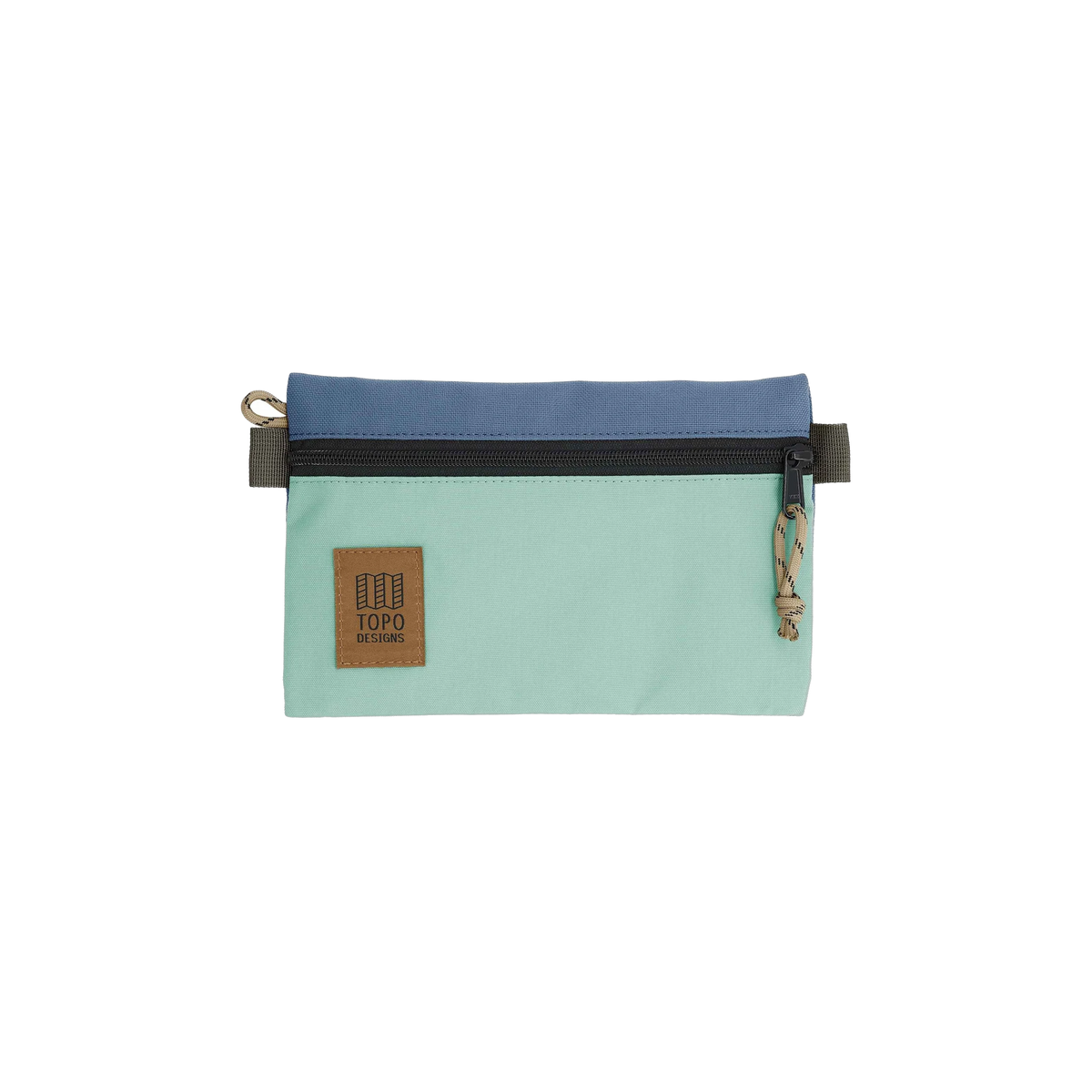 Topo Designs Accessory Bag in Stone Blue/Ash Green