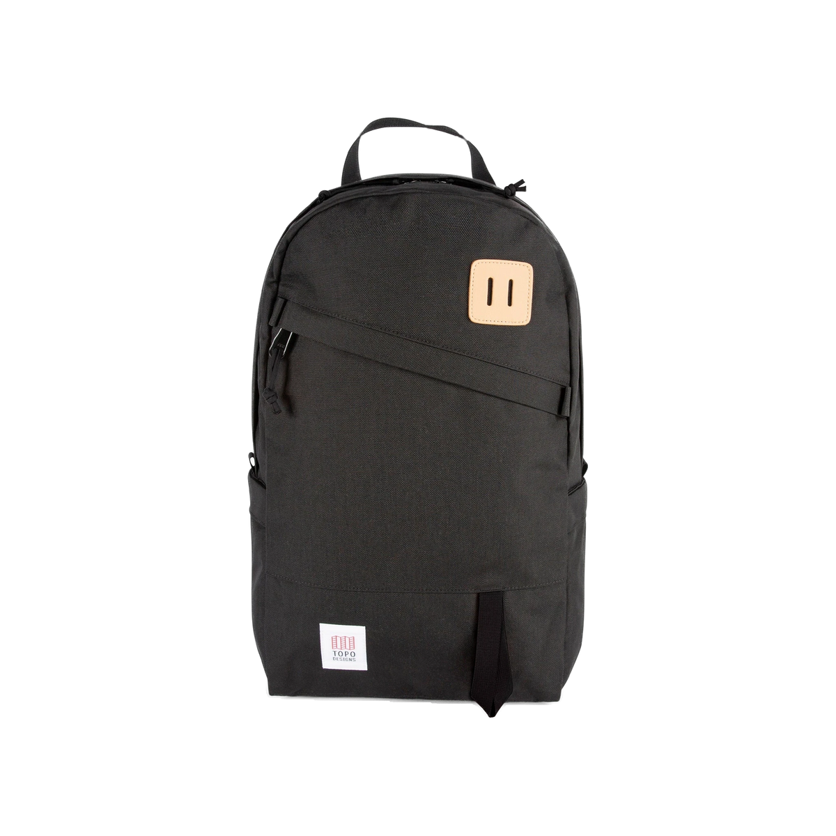 Topo Designs Daypack Classic in Black — custom branded by Motive