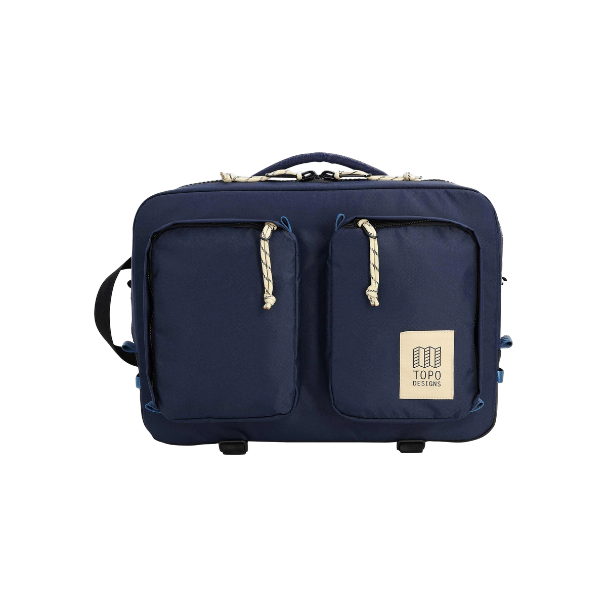 Topo Designs Global Briefcase in Navy — custom branded by Motive