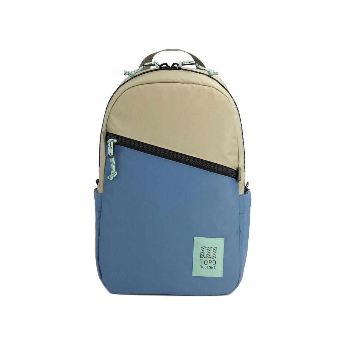 Topo Designs Light Pack in Stone Blue/Elmwood — custom branded by Motive