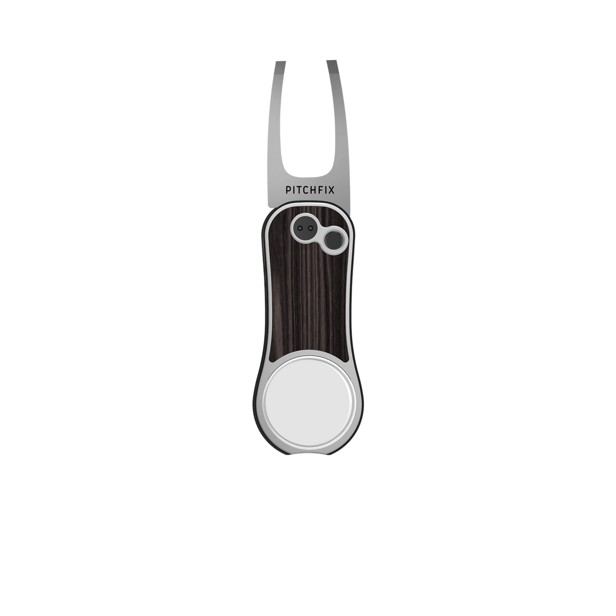 PitchFix Hybrid 2.0 Divot Tool in Black — custom branded by Motive