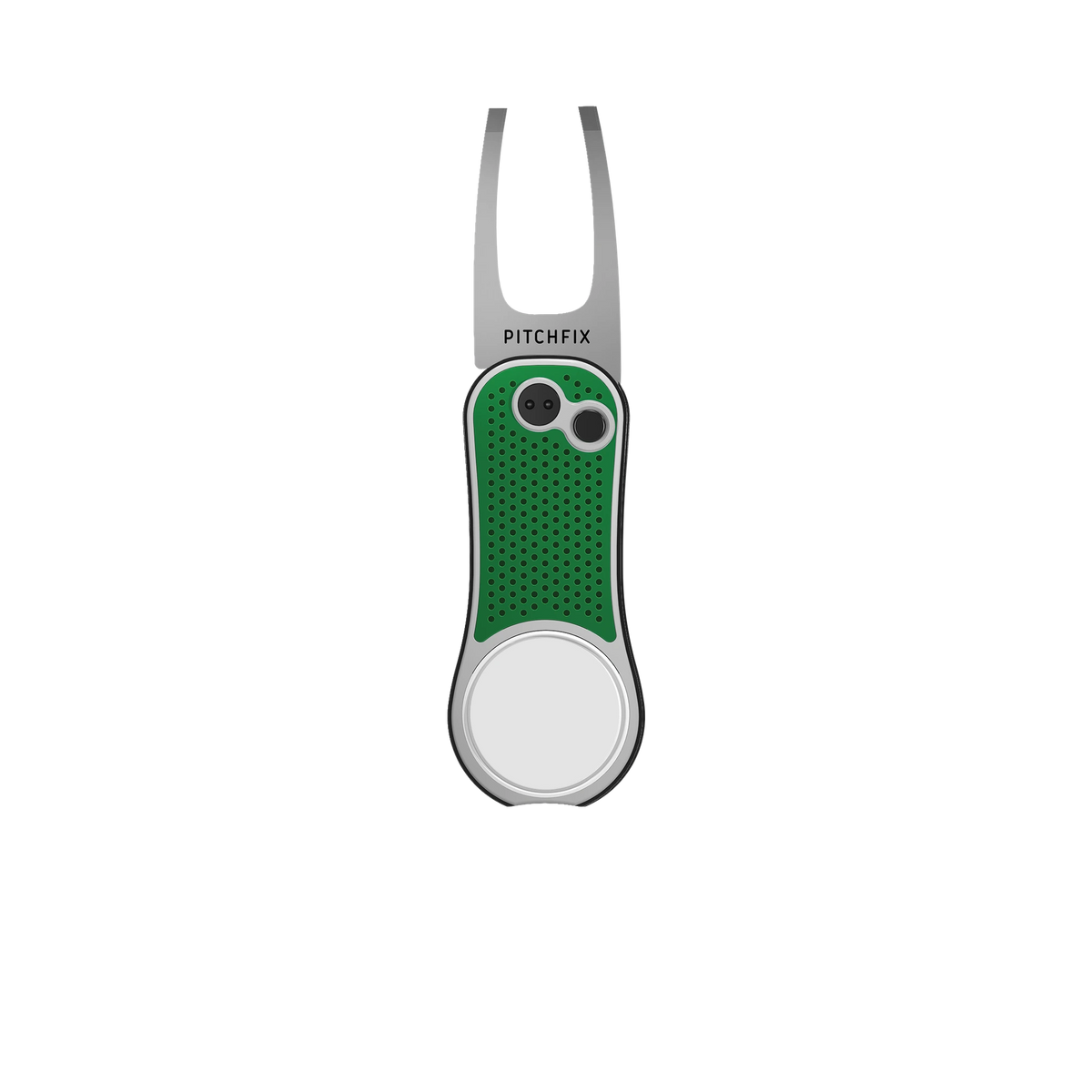 PitchFix Hybrid 2.0 Divot Tool in Green — custom branded by Motive