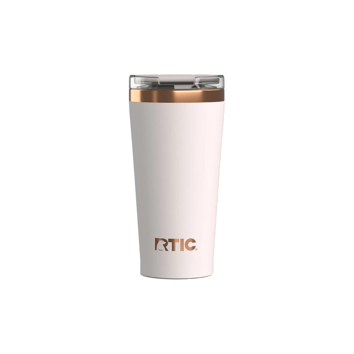 RTIC Happy Hour Pint Tumbler in Cool Grey — custom branded by Motive