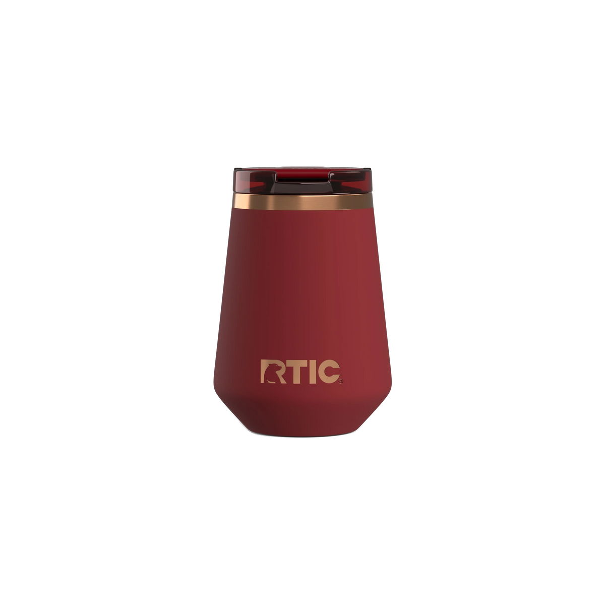 RTIC Happy Hour Wine Tumbler in Black — custom branded by Motive