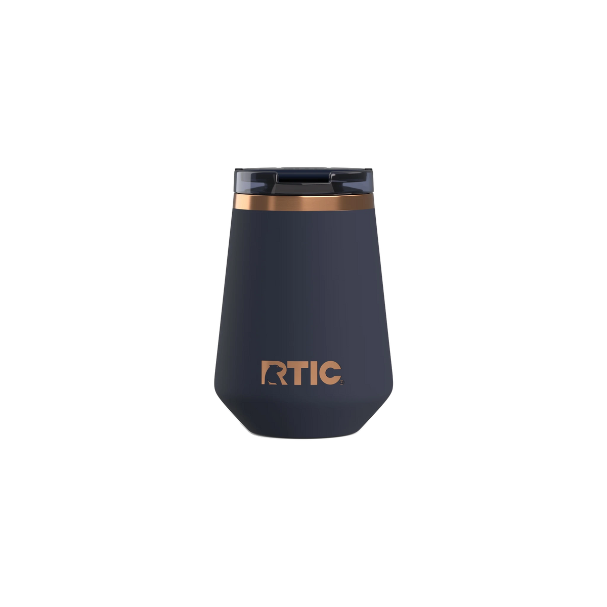 RTIC Happy Hour Wine Tumbler in Dark Midnight Dust — custom branded by Motive