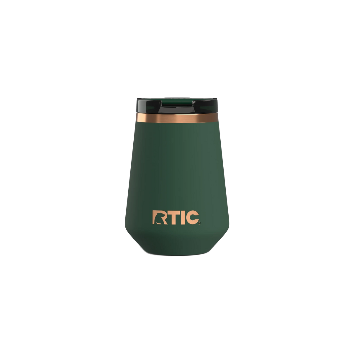 RTIC Happy Hour Wine Tumbler in Dark Pine — custom branded by Motive
