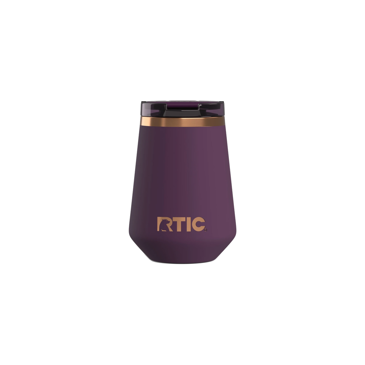 RTIC Happy Hour Wine Tumbler in Plum — custom branded by Motive