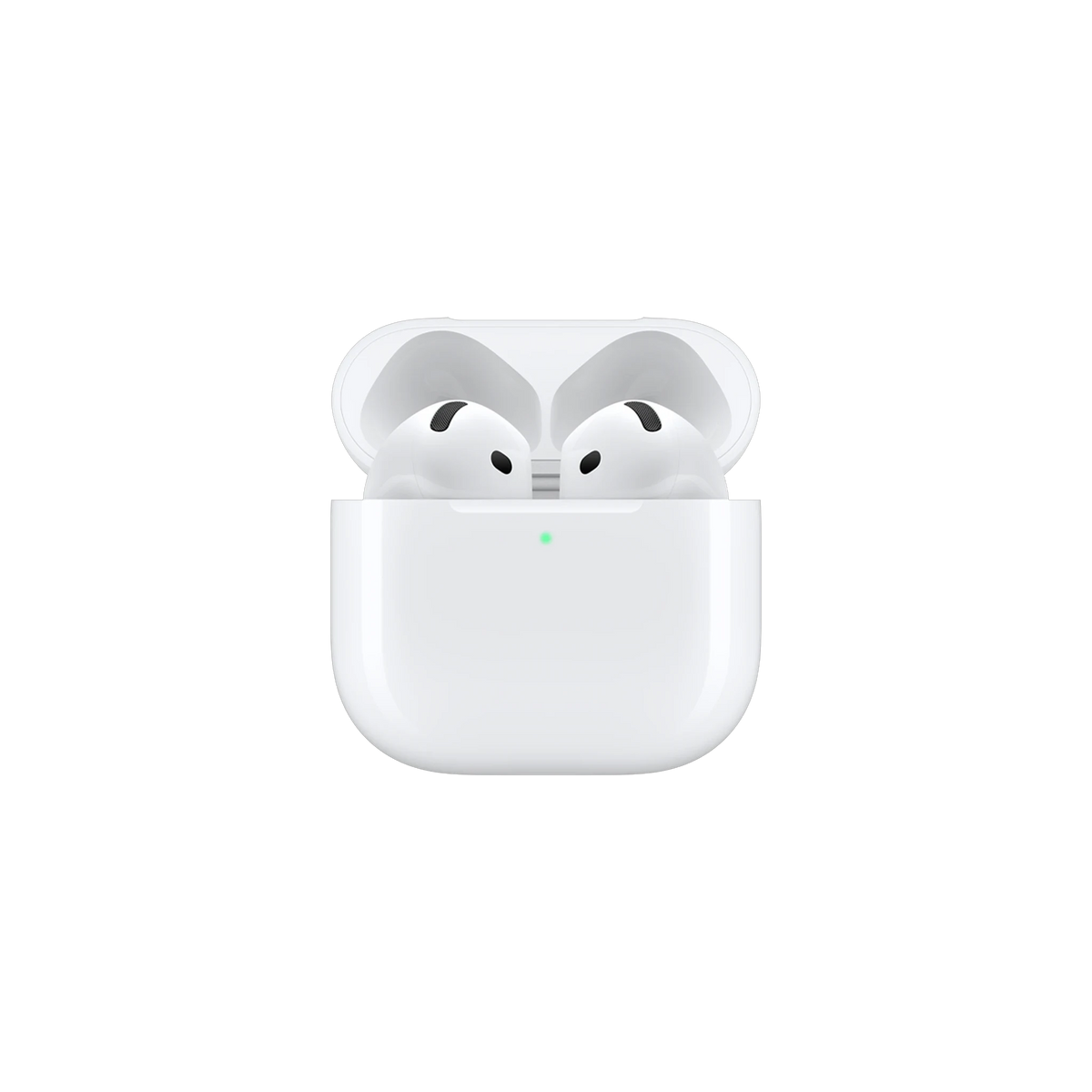 Apple AirPods 5 in White — custom branded by Motive