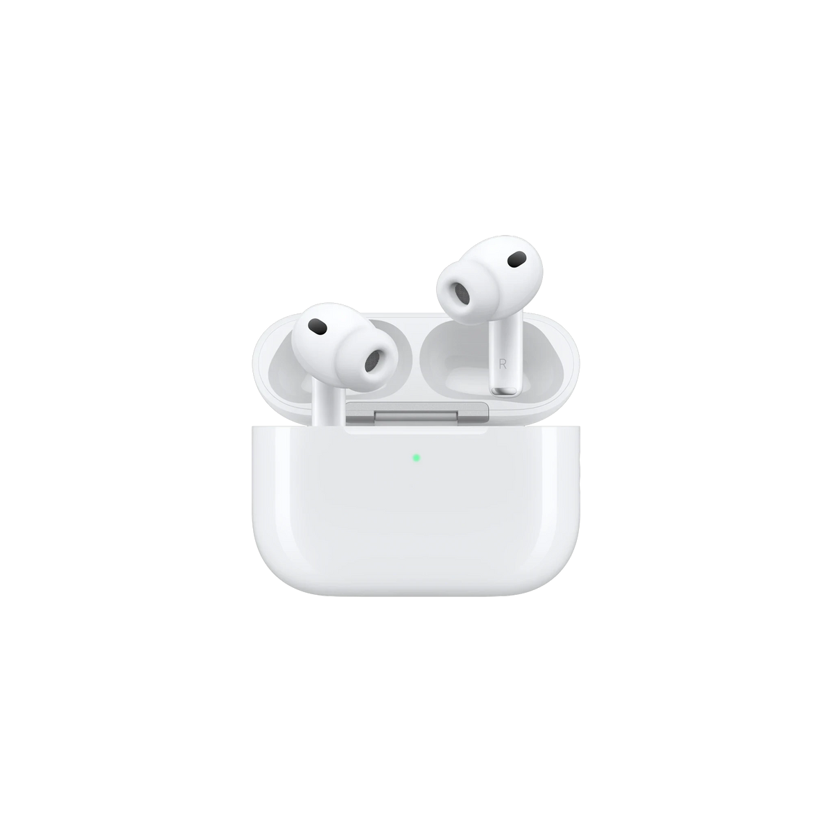 Apple AirPods Pro 3 in White — custom branded by Motive