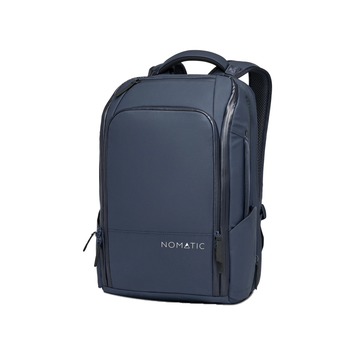 NOMATIC Travel Pack in Navy — custom branded by Motive