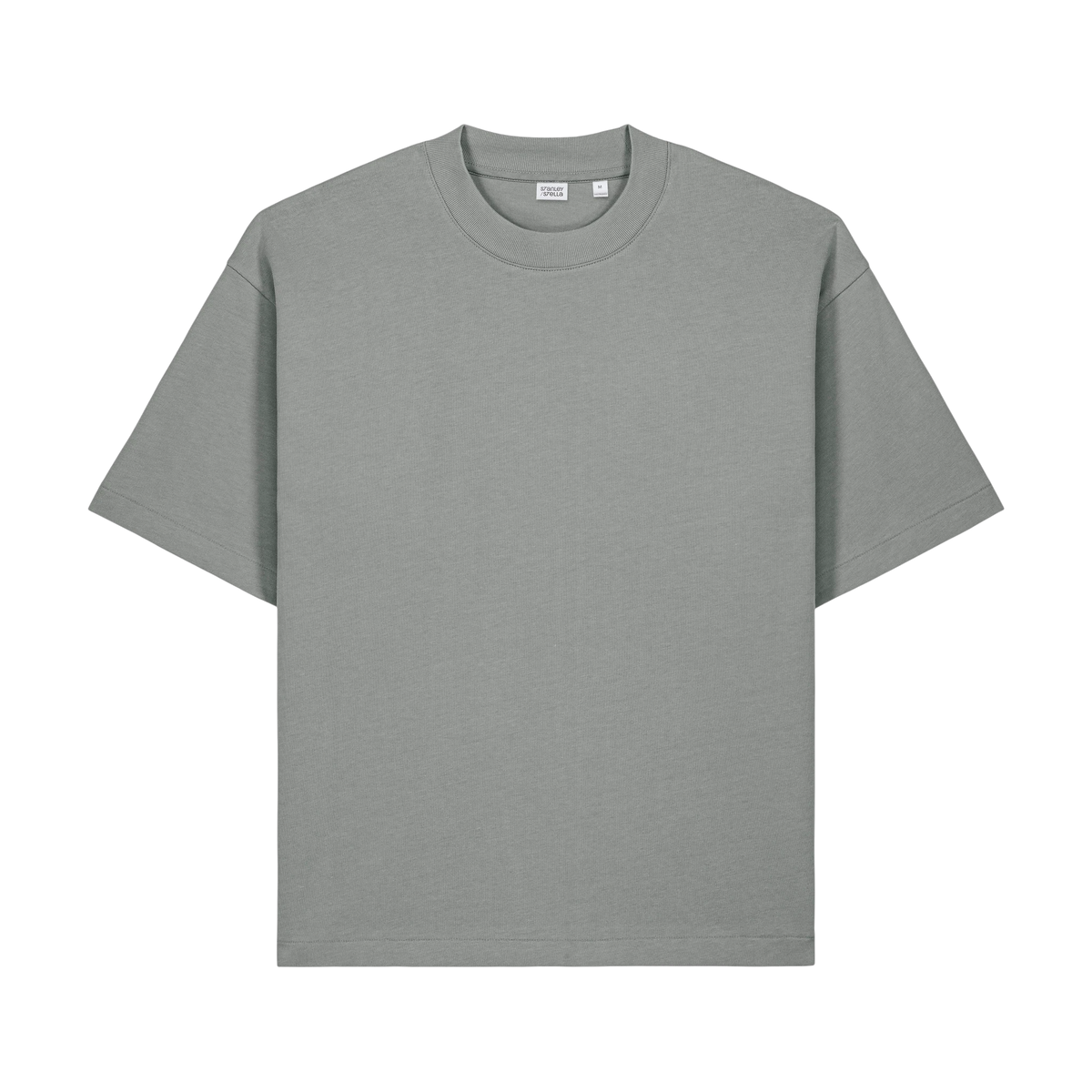 Stanley/Stella Asher Tee in Misty Grey — custom branded by Motive