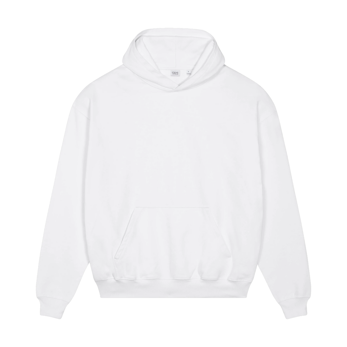 Stanley/Stella Cooper Dry Hoodie in White — custom branded by Motive