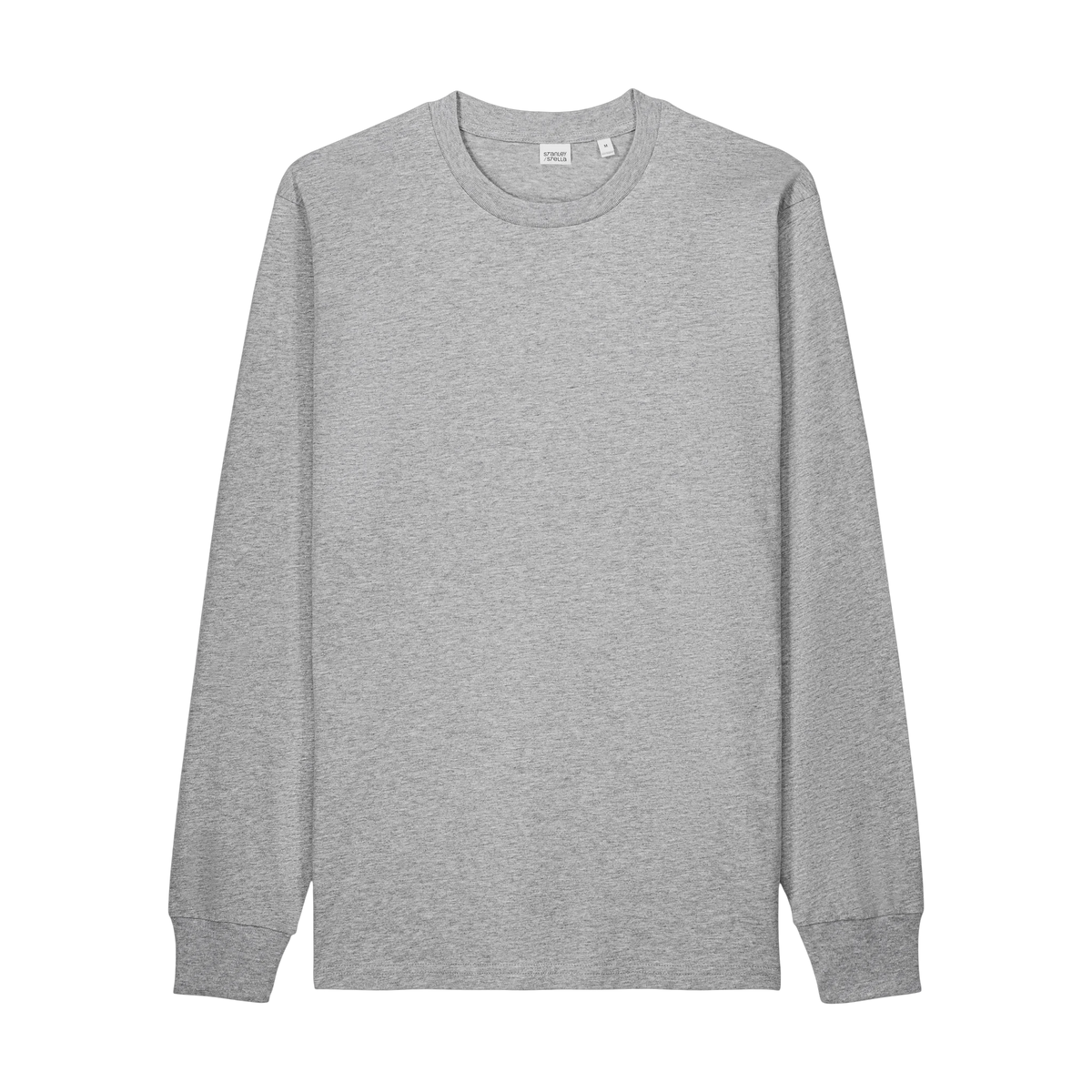 Stanley/Stella Creator 2.0 Long Sleeve Tee in Heather Grey — custom branded by Motive