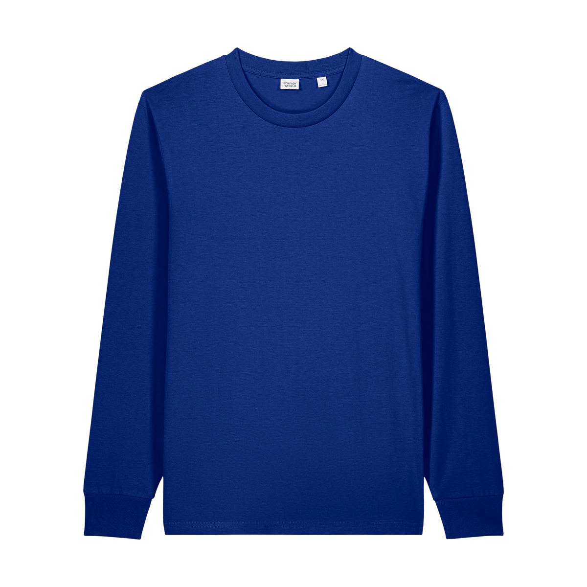 Stanley/Stella Creator 2.0 Long Sleeve Tee in Worker Blue — custom branded by Motive