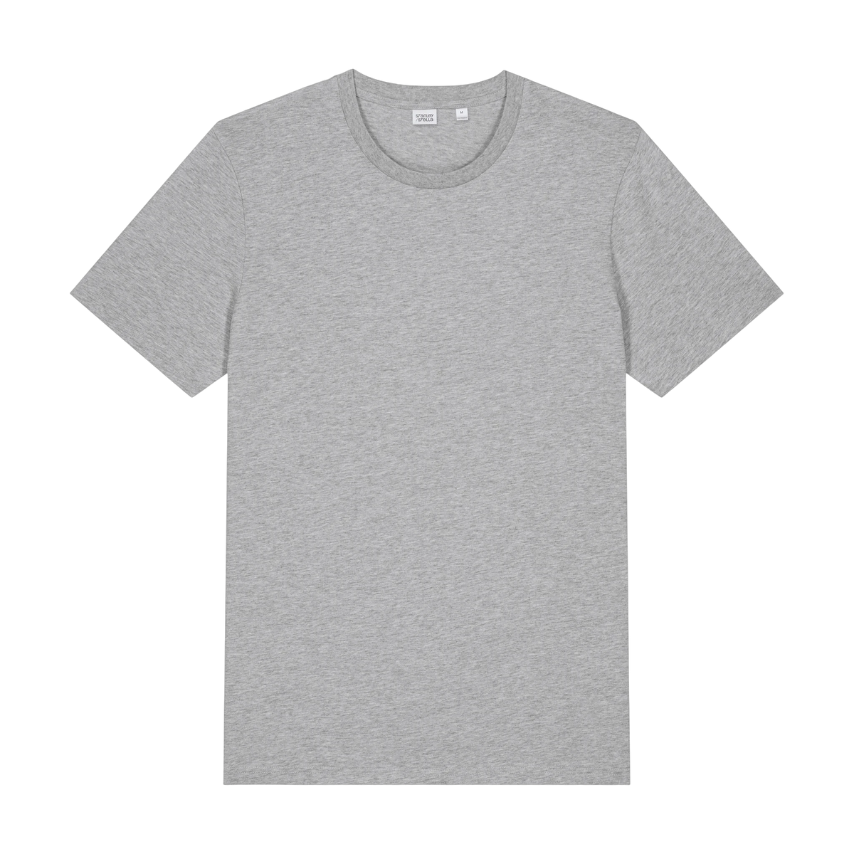 Stanley/Stella Crafter Tee in Heather Grey — custom branded by Motive