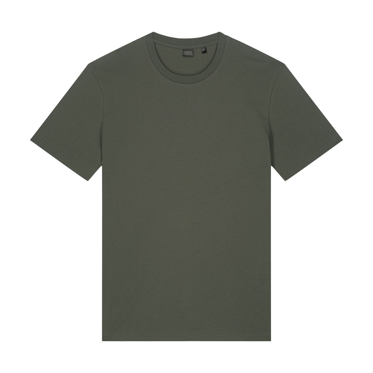 Stanley/Stella Crafter Tee in Khaki Green — custom branded by Motive