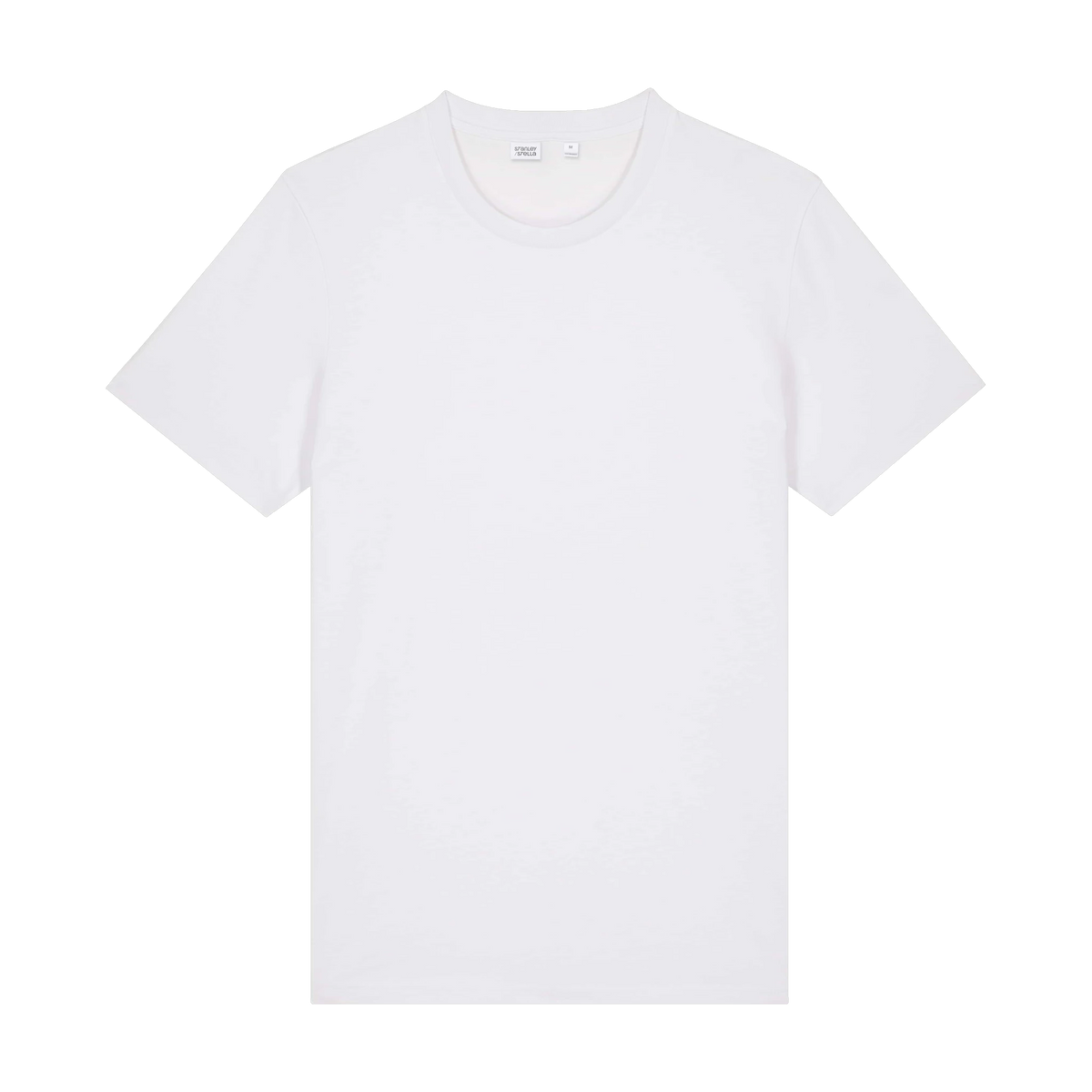 Stanley/Stella Crafter Tee in White — custom branded by Motive