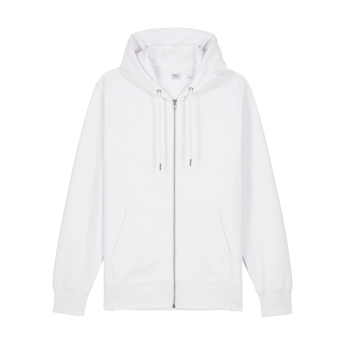 Stanley/Stella Cultivator 2.0 Zip Hoodie in White — custom branded by Motive