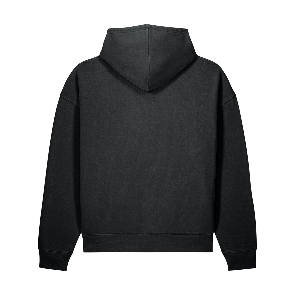 Stanley/Stella Chaser Vintage Hoodie in G. Dyed Black Rock — custom branded by Motive
