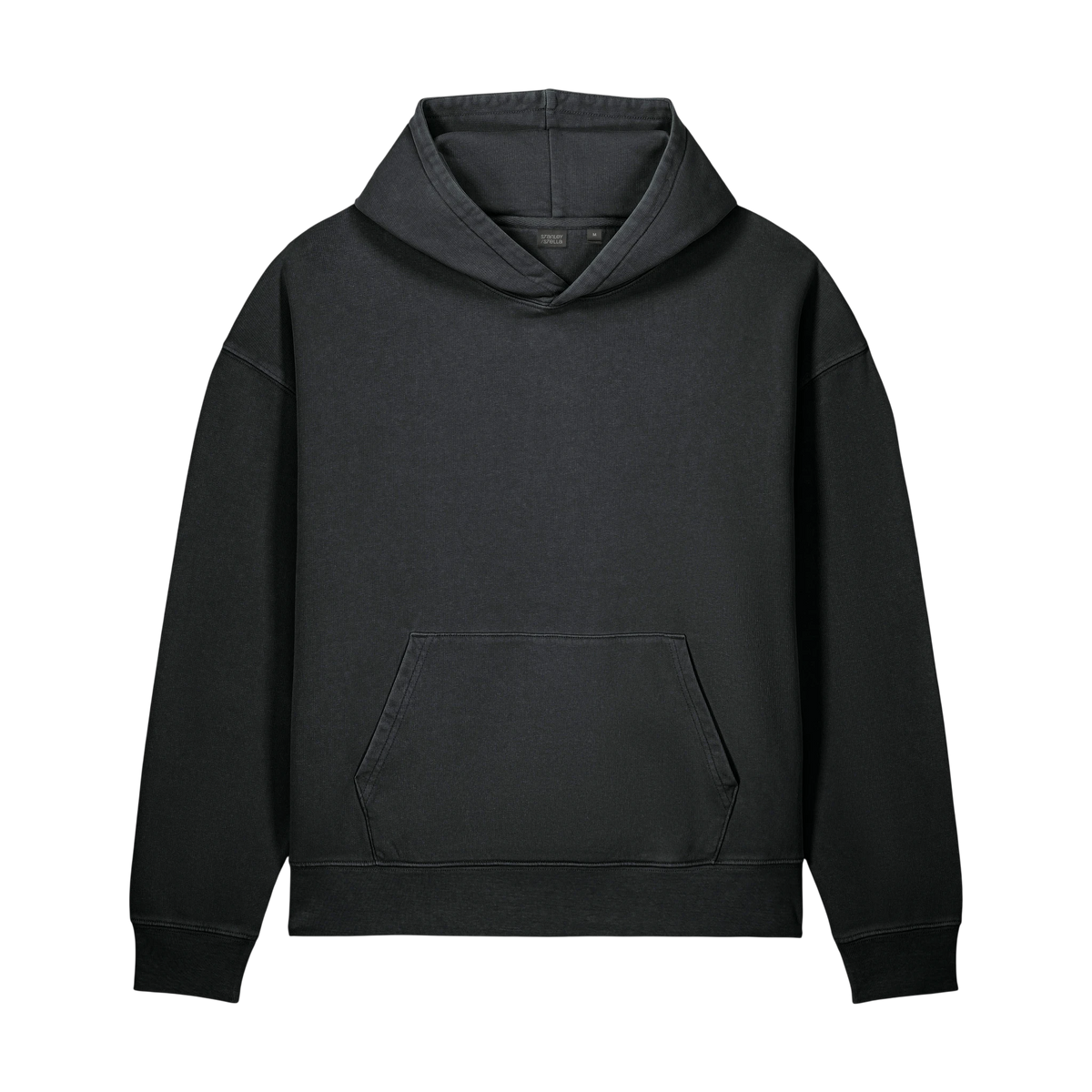 Stanley/Stella Chaser Vintage Hoodie in G. Dyed Black Rock — custom branded by Motive
