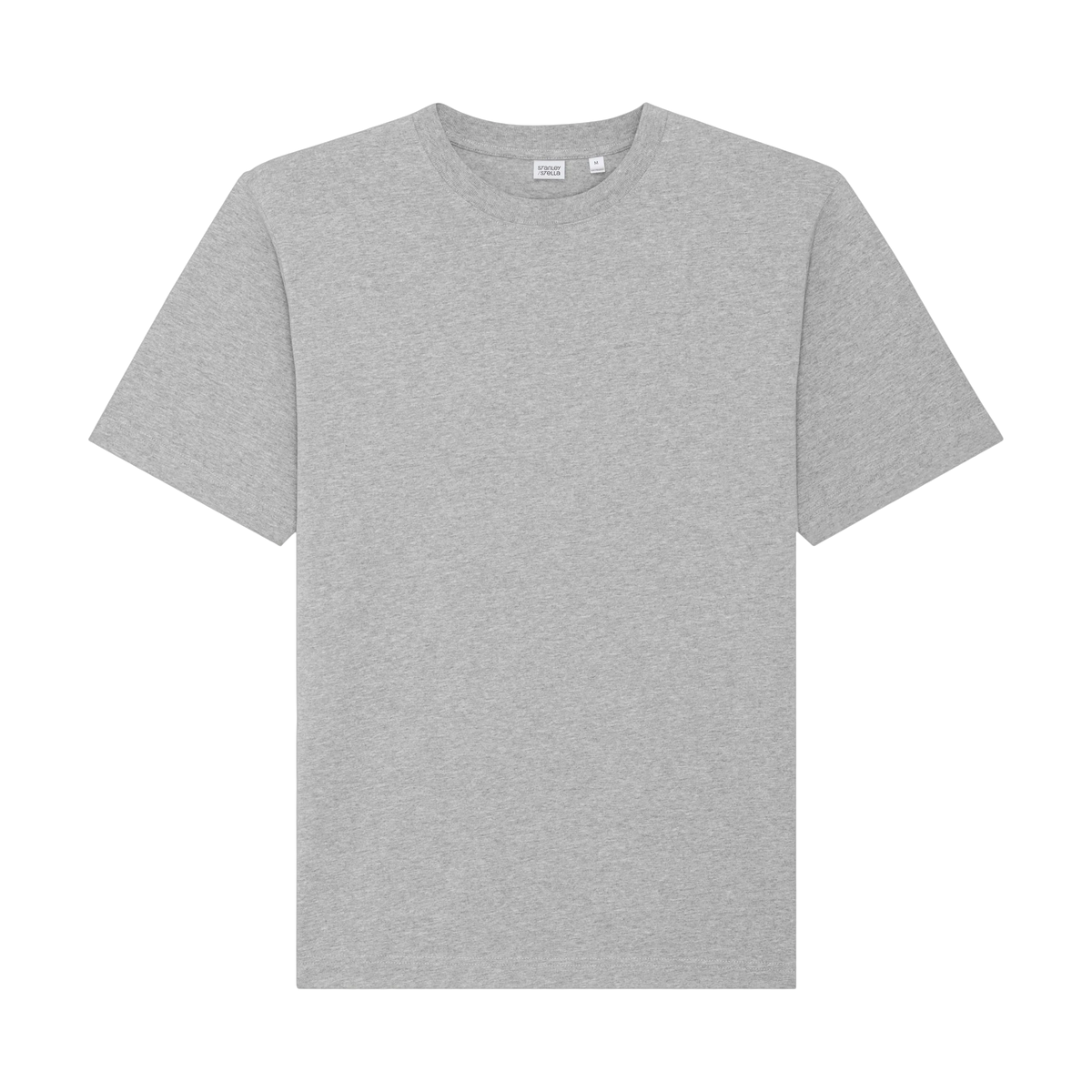 Stanley/Stella Freestyler Tee in Heather Grey — custom branded by Motive
