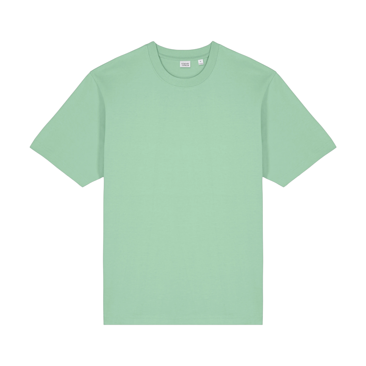 Stanley/Stella Freestyler Tee in Misty Jade — custom branded by Motive