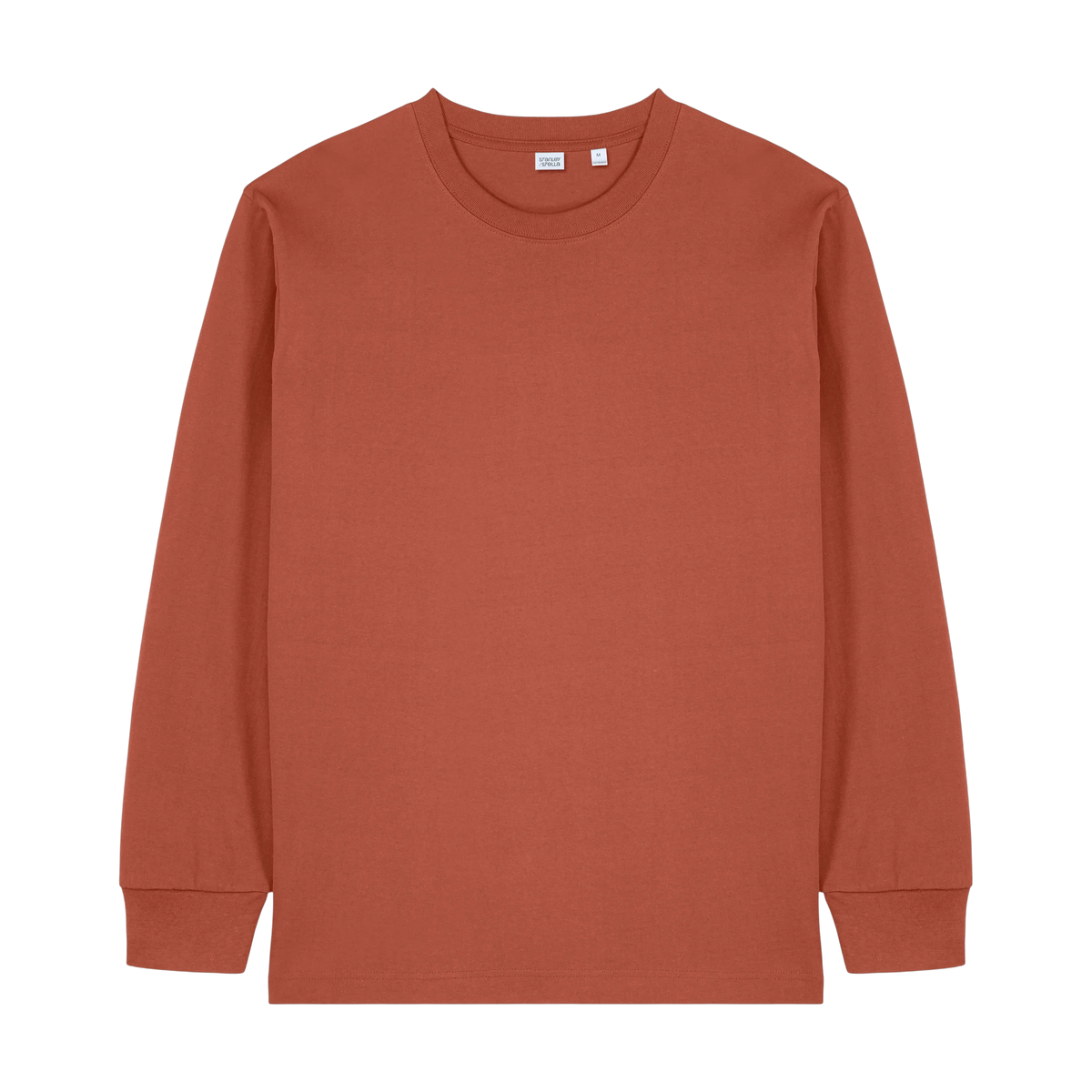 Stanley/Stella Freestyler Long Sleeve Tee in Heritage Brown — custom branded by Motive